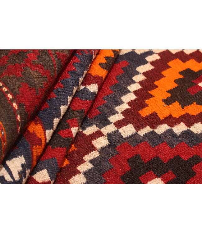 Maimana 295x233 cm Hand Woven Afghan Wool Kilim Area Rug   kelim