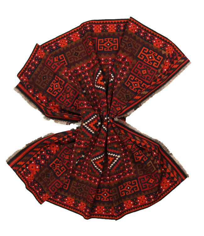 Maimana Hand Woven Afghan Wool Kilim Area Rug   kelim 306x234 cm