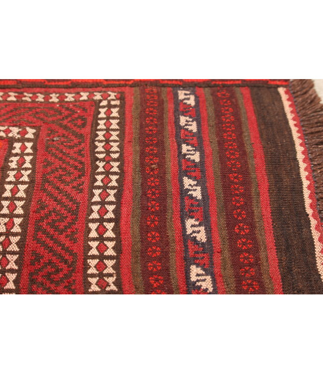Maimana Hand Woven Afghan Wool Kilim Area Rug   kelim 395x278cm