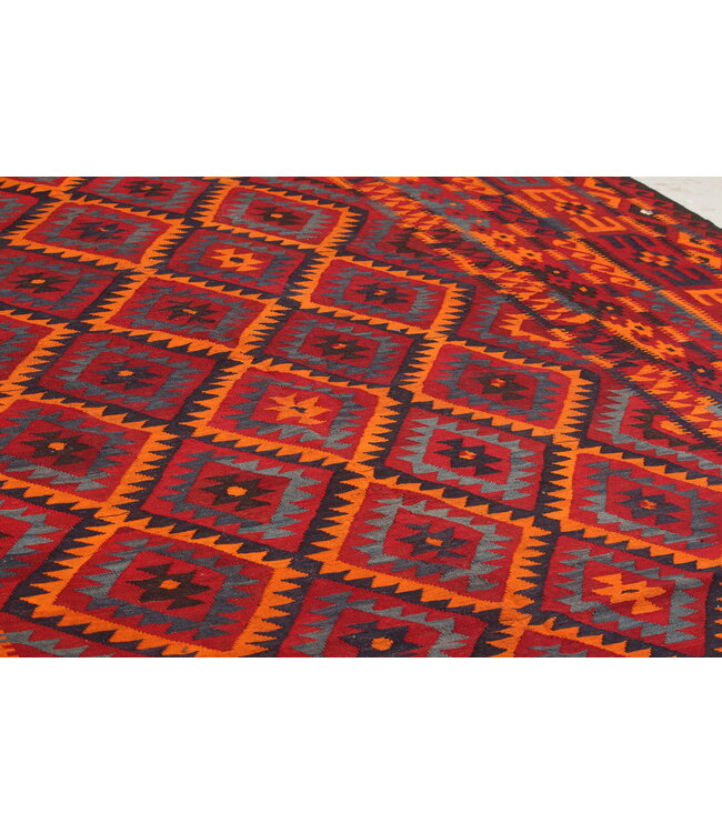 Maimana Handgewebte Orientalisch  Kelim  Wolle Teppich  Kelim 466x274cm