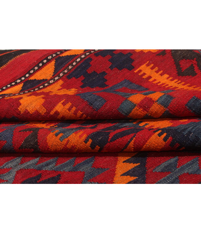 Maimana Hand Woven Afghan Wool Kilim Area Rug   kelim 466x274cm