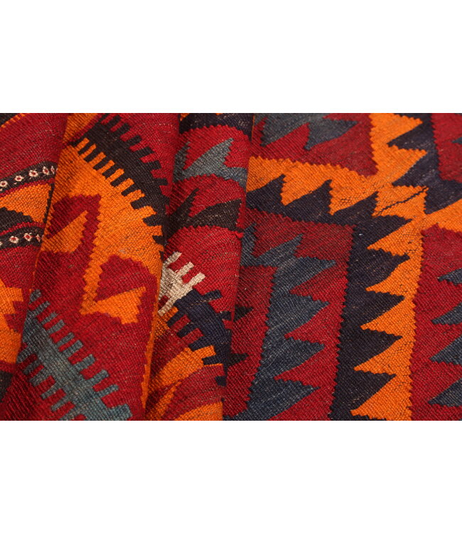 Maimana Hand Woven Afghan Wool Kilim Area Rug   kelim 466x274cm