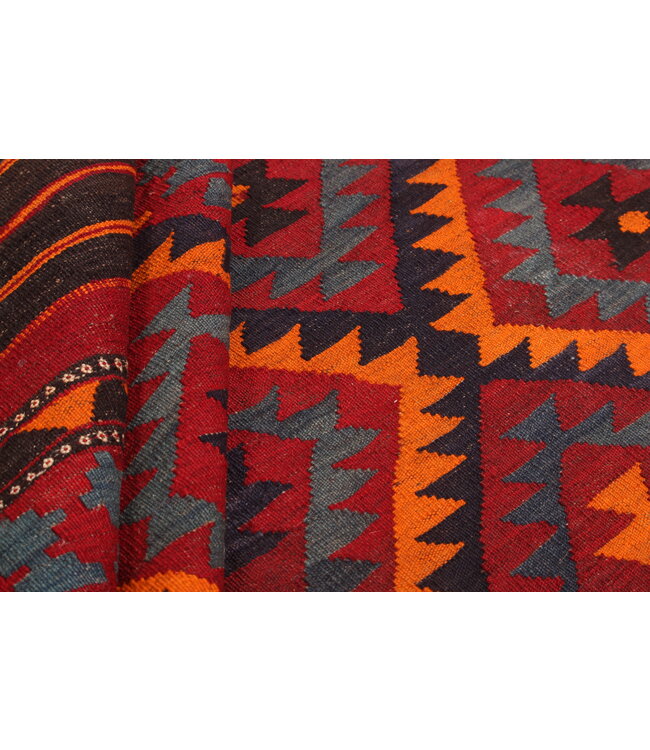 Maimana Handgewebte Orientalisch  Kelim  Wolle Teppich  Kelim 466x274cm