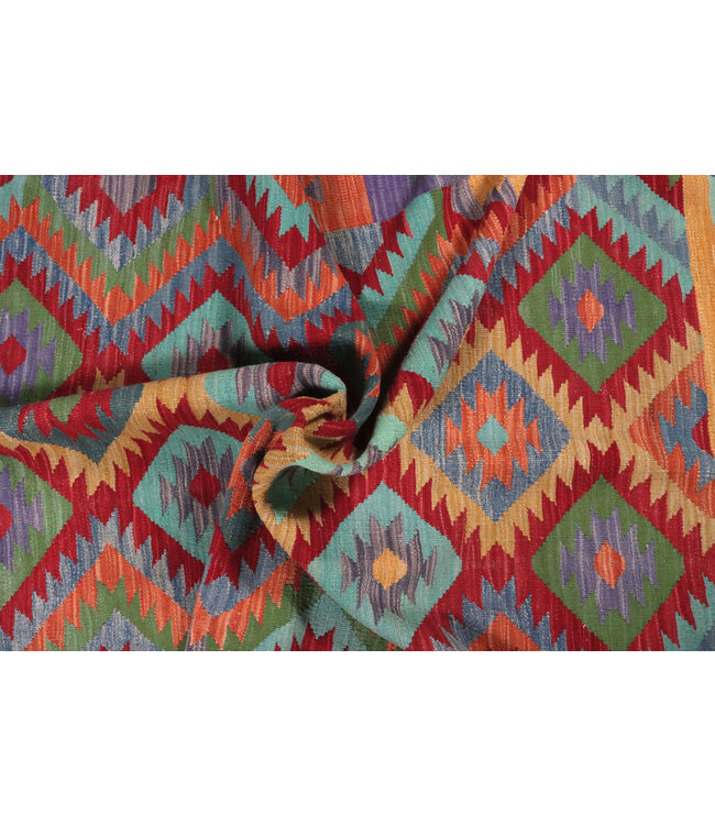 238x170  cm Handwoven Traditional Kelim Area Rug Wool Carpet