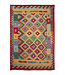 Kelimshop 241x172 cm Handgewebter Traditioneller Kelim Teppich Woll