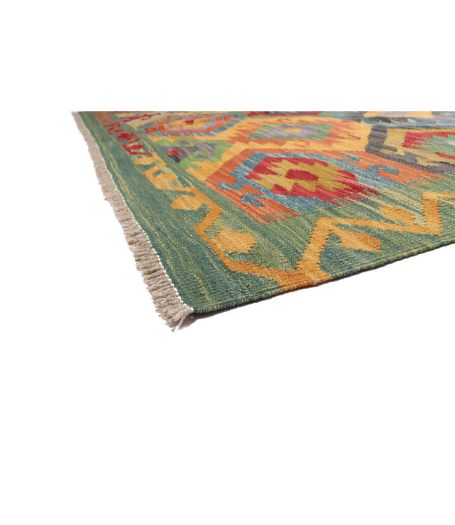 248x172 cm Handgewebter Traditioneller Kelim Teppich Woll