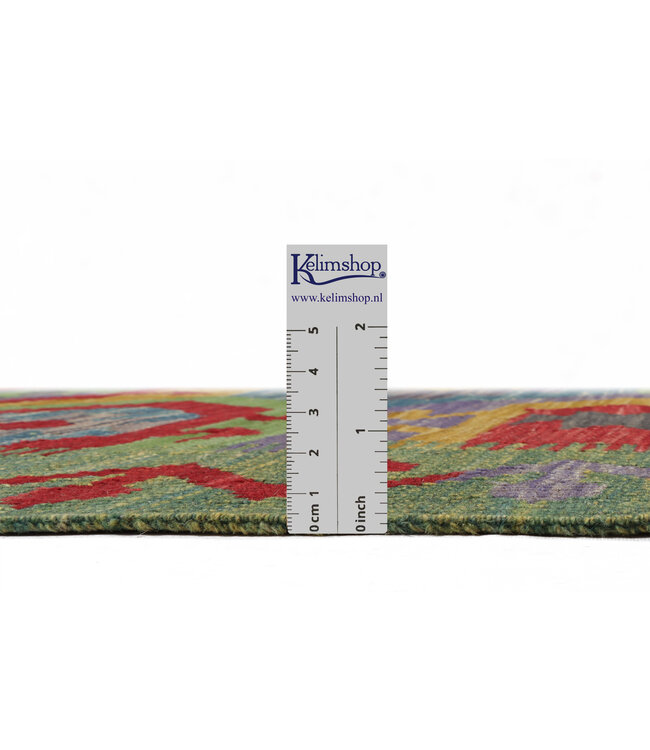 248x172 cm Handgewebter Traditioneller Kelim Teppich Woll