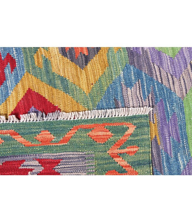 248x172 cm Handgewebter Traditioneller Kelim Teppich Woll