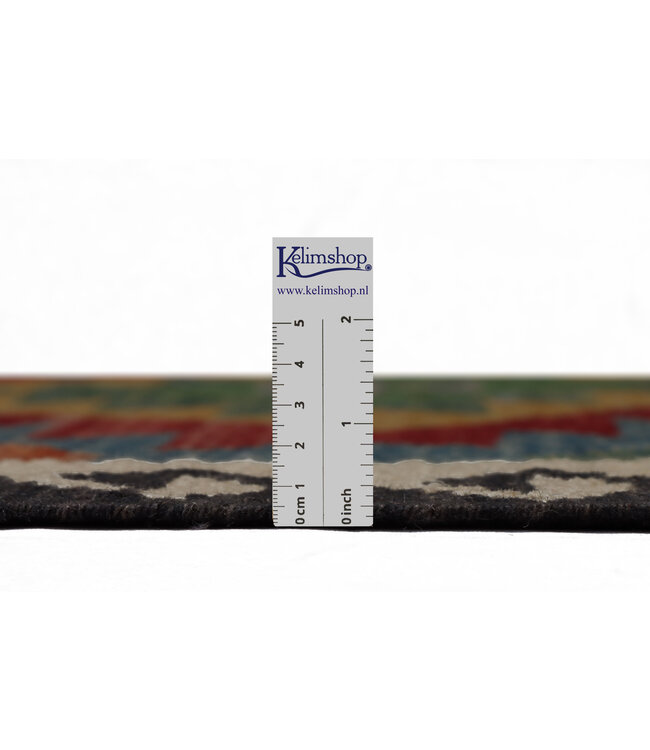 Handwoven Kelim Runner 295x87 cm Wool Rug