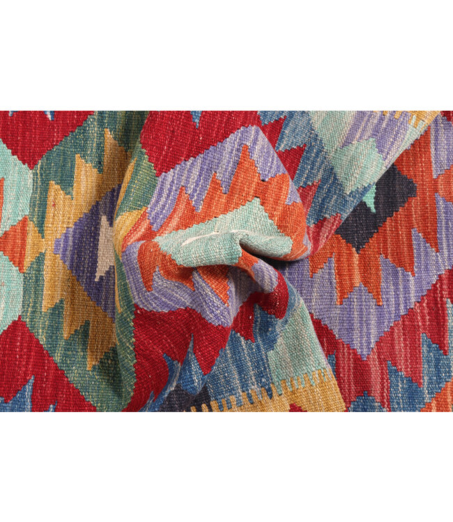 Handwoven Kelim Runner 300x85 cm Wool Rug