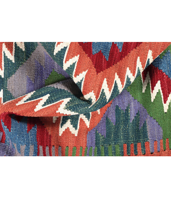 Handwoven Kelim Runner 200x65 cm Wool Rug