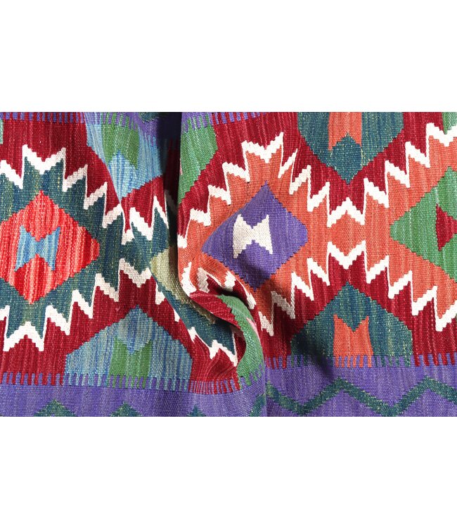 Handwoven Kelim Runner 198x61 cm Wool Rug