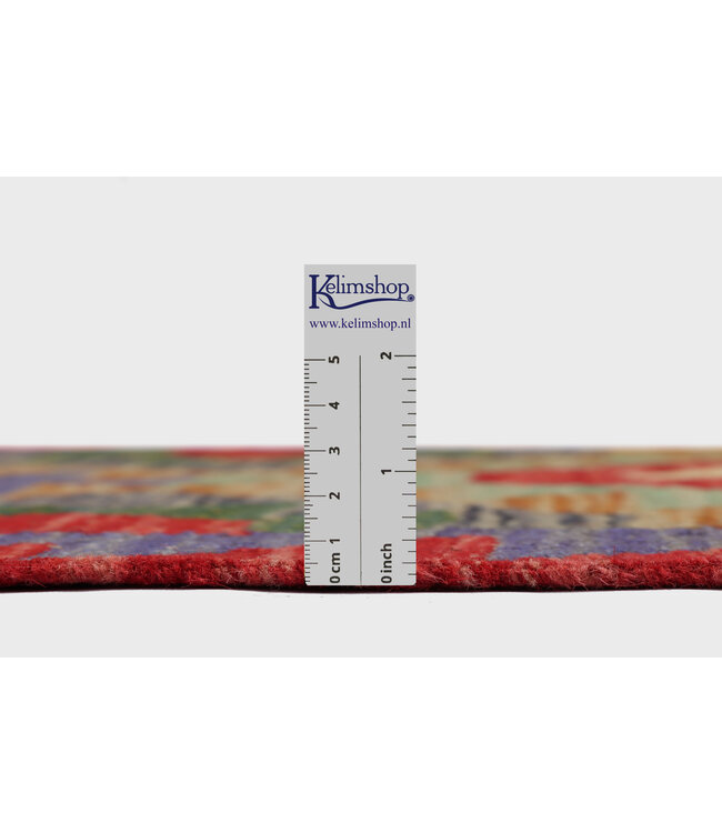 Handgewebter Kelim Läufer 183x67 cm Wollteppich