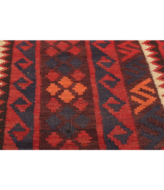 Maimana Handgewebte Orientalisch  Kelim  Wolle Teppich  Kelim  329x243cm