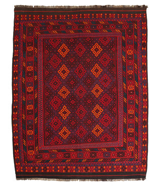 Kelimshop Maimana  Handgewebte Orientalisch Wolle Kelim Teppich  Kelim  305x229cm