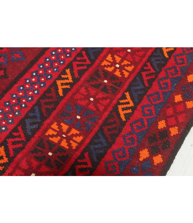 Maimana Handgemaakt Oosters Kelim Wol Vloerkleed  kelim  305x229cm