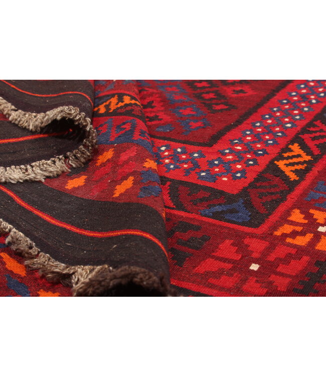 Maimana Handgewebte Orientalisch  Kelim  Wolle Teppich  Kelim   305x229cm