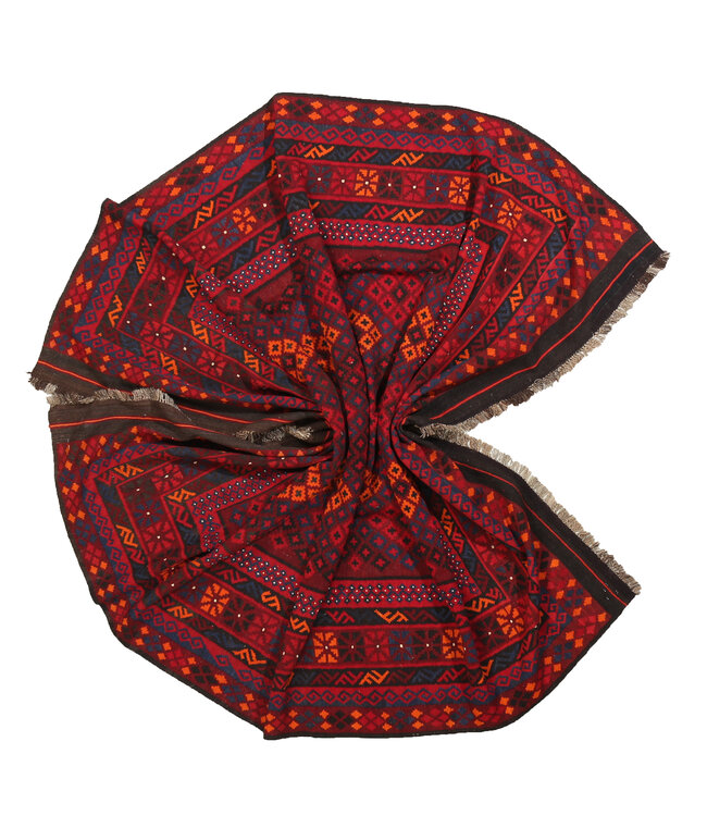 Maimana Handgewebte Orientalisch  Kelim  Wolle Teppich  Kelim   305x229cm