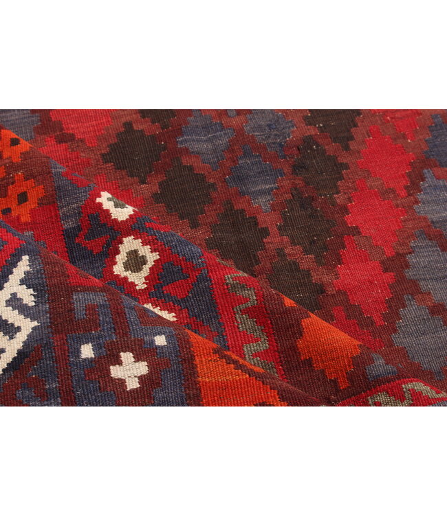 Maimana Handgewebte Orientalisch  Kelim  Wolle Teppich  Kelim  485x263cm