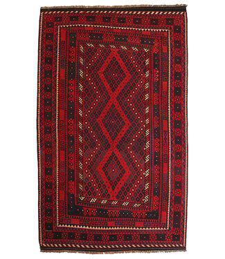 Kelimshop Maimana  Handgewebte Orientalisch Wolle Kelim Teppich  Kelim  389x236cm