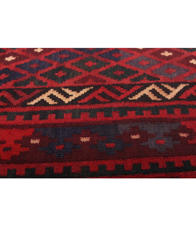 Maimana Hand Woven Afghan Wool Kilim Area Rug   kelim  389x236cm