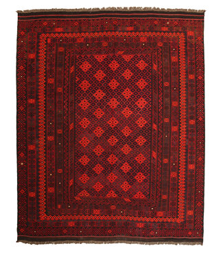 Kelimshop Maimana  Hand Woven Afghan Wool Kilim Area Rug kelim  303x254cm