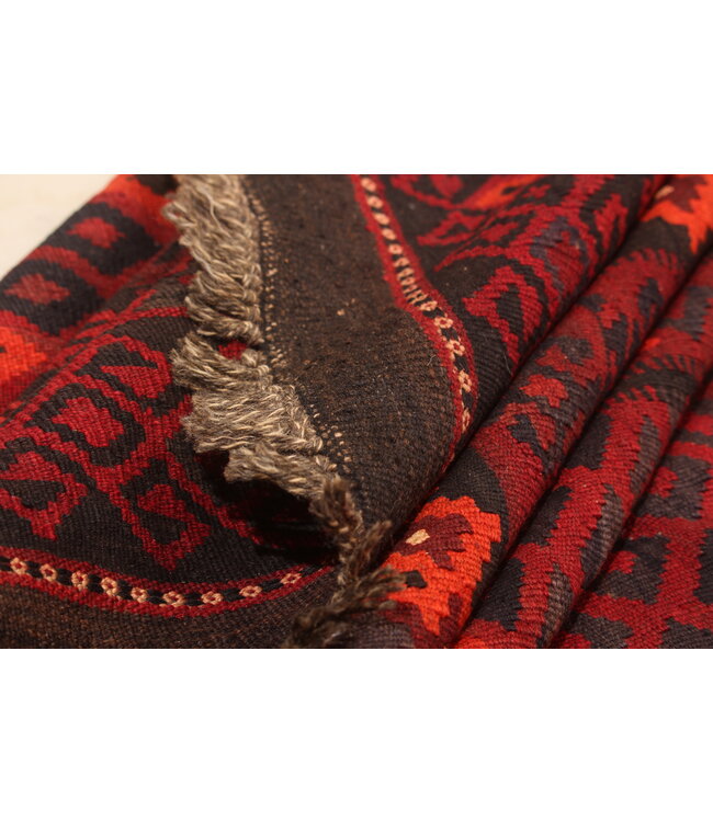 Maimana Hand Woven Afghan Wool Kilim Area Rug   kelim  303x254cm