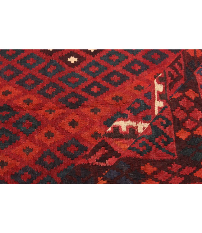 Maimana Hand Woven Afghan Wool Kilim Area Rug  295x231cm