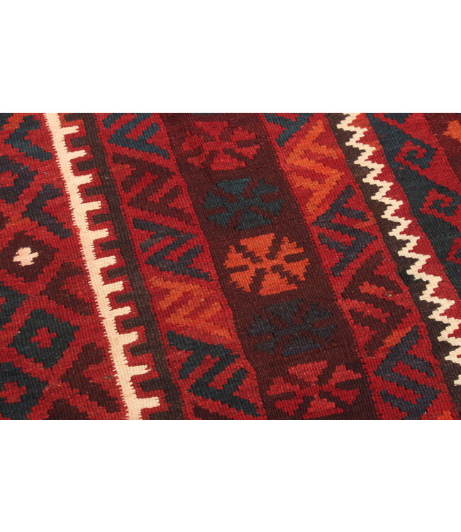 Maimana Handgewebte Orientalisch  Kelim  Wolle Teppich  Kelim 295x231cm