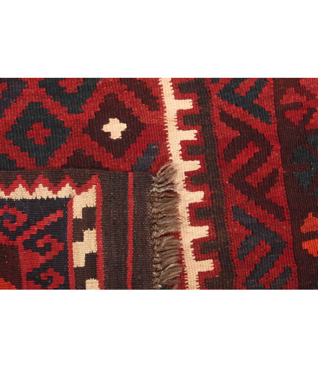 Maimana Hand Woven Afghan Wool Kilim Area Rug  295x231cm