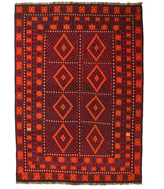 Kelimshop Maimana  Handgemaakt Oosters Kelim Wol Vloerkleed  kelim 341x247cm