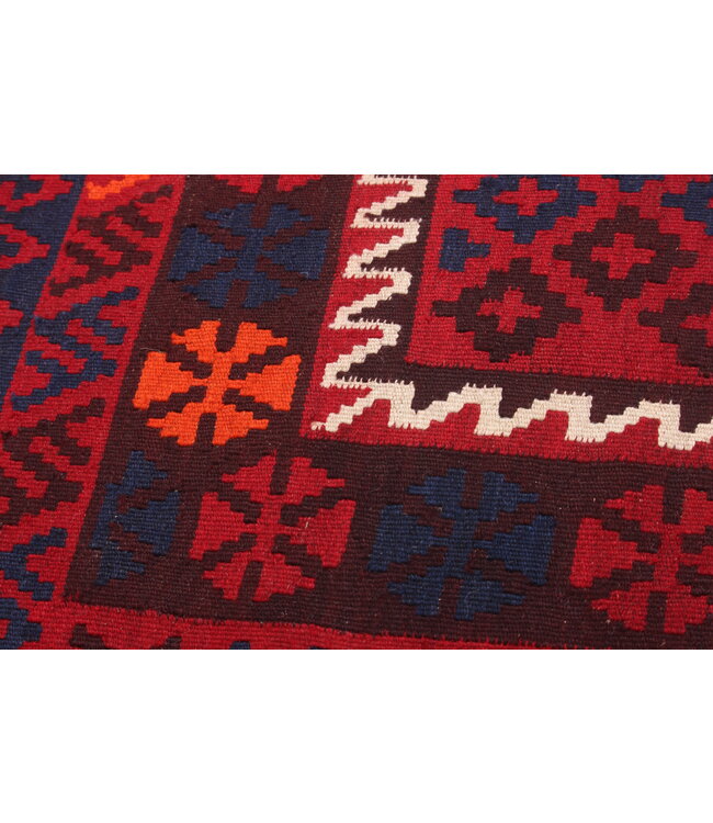 Maimana Handgewebte Orientalisch  Kelim  Wolle Teppich  Kelim 218x143cm