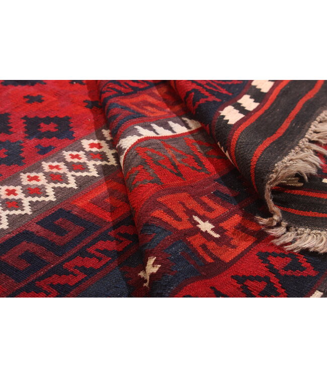 Maimana Hand Woven Afghan Wool Kilim Area Rug 359x258cm