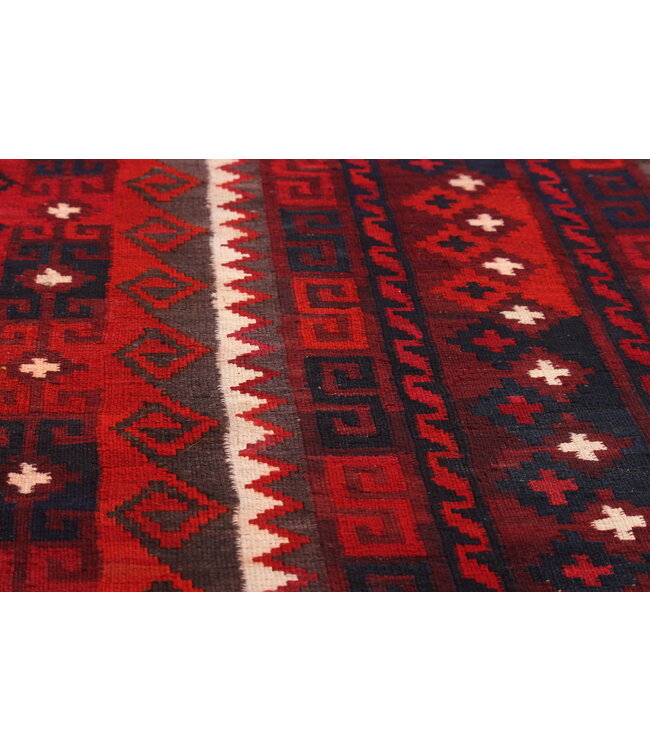 Maimana Handgewebte Orientalisch  Kelim  Wolle Teppich  Kelim 359x258cm