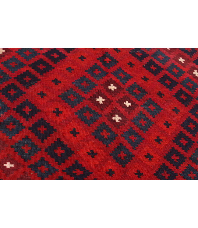 Maimana Handgewebte Orientalisch  Kelim  Wolle Teppich  Kelim 359x258cm