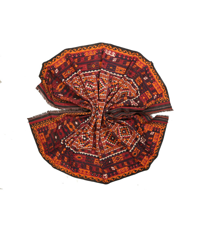 Maimana Handgewebte Orientalisch  Kelim  Wolle Teppich  Kelim 400x255cm