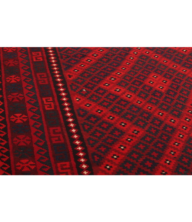 Maimana Hand Woven Afghan Wool Kilim Area Rug  445x255cm