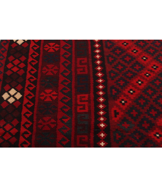 Maimana Handgemaakt Oosters Kelim Wol Vloerkleed  kelim  445x255cm