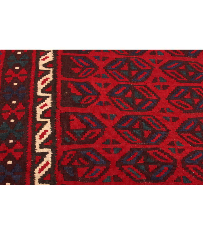 Maimana Hand Woven Afghan Wool Kilim Area Rug   410x245cm