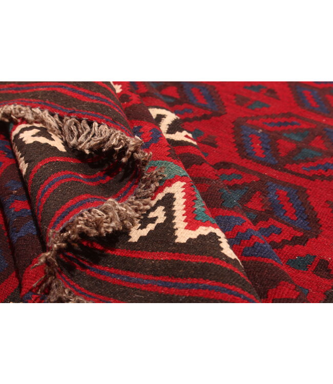 Maimana Handgewebte Orientalisch  Kelim  Wolle Teppich  Kelim   410x245cm