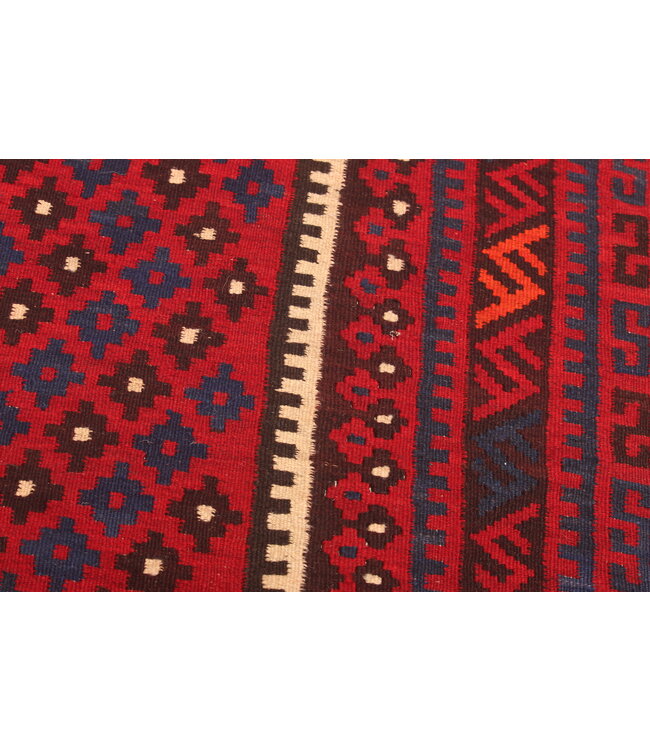 Maimana Handgewebte Orientalisch  Kelim  Wolle Teppich  Kelim 240x144cm