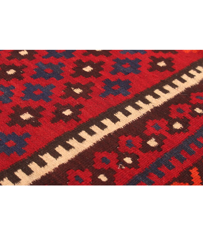 Maimana Handgewebte Orientalisch  Kelim  Wolle Teppich  Kelim 240x144cm