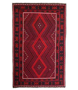Kelimshop Maimana  Handgewebte Orientalisch Wolle Kelim Teppich  Kelim  405x258cm