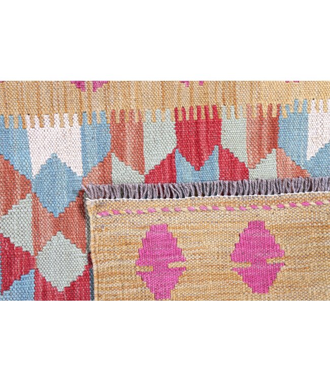 Handwoven Kelim Runner 205x67 cm Wool Rug