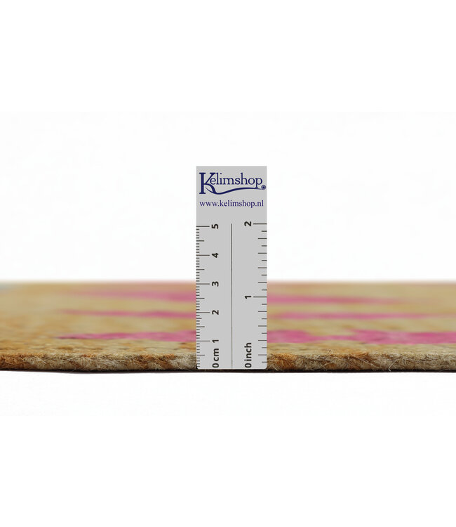 Handgeweven Kelim Loper 205x67  cm Wol Vloerkleed Tapijt