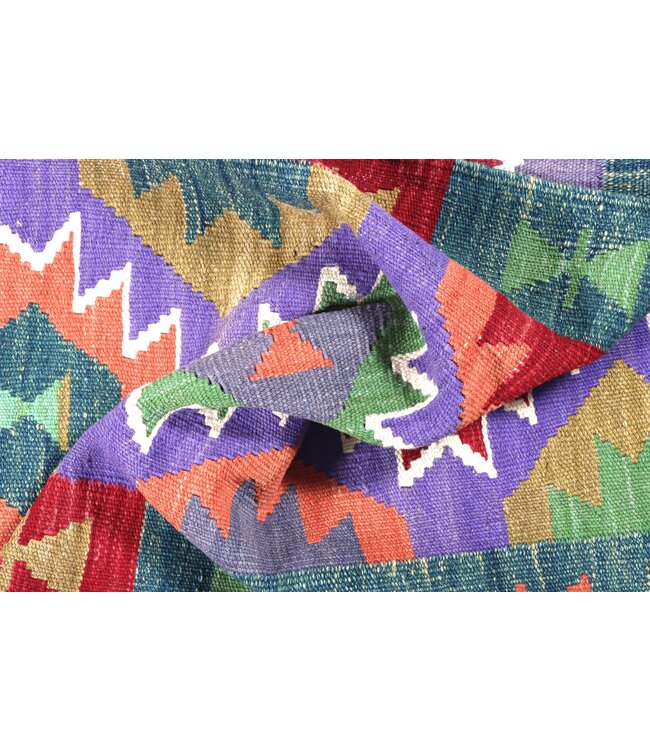 Handwoven Kelim Runner 197x62 cm Wool Rug