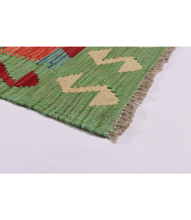 Handwoven Kelim Runner 195x61 cm Wool Rug