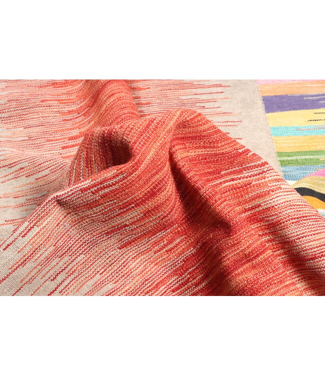 237x174 cm Handgeweven Moderne  Wollen Kelim Tapijt