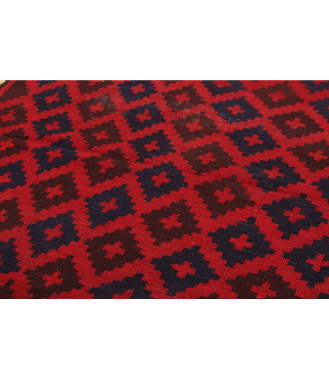 Maimana Hand Woven Afghan Wool Kilim Area Rug 430x267cm