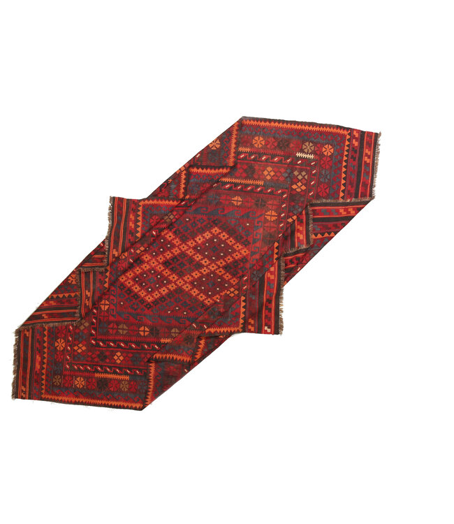 Maimana Hand Woven Afghan Wool Kilim Area Rug 280x240cm